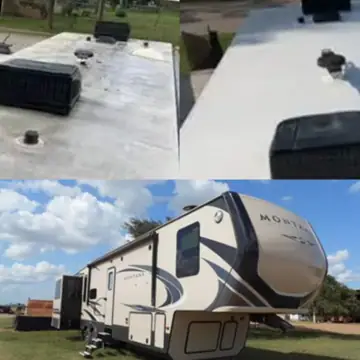 Reuben RV's and Camper's mobile roof reseal coating service photo 2