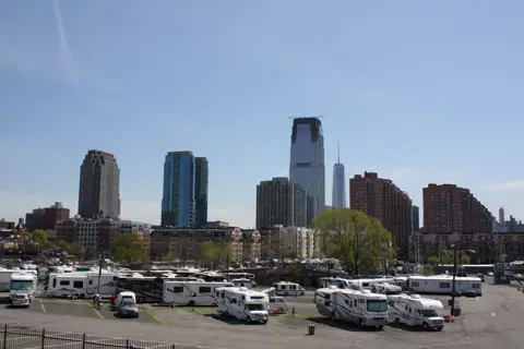 Liberty Harbor RV Park in Jersey City, NJ