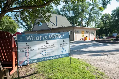 RVFix at West Omaha / NE Lincoln KOA Holiday in Gretna, NE