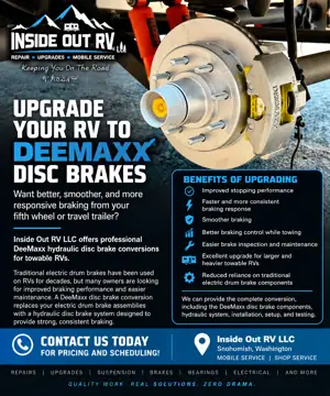 INSIDE OUT RV MOBILE AND IN SHOP REPAIRS in Snohomish, WA