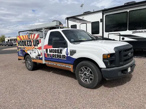 Hooked Up Mobile RV in New River, AZ