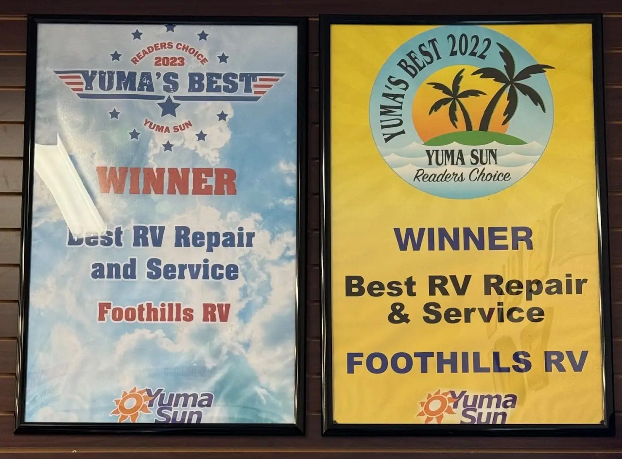 FOOTHILLS RV LLC, RV repair in Yuma