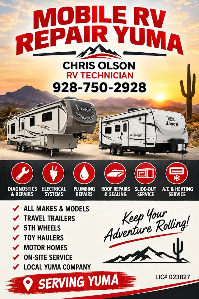 Mobile RV Repair LLC, RV repair in Yuma