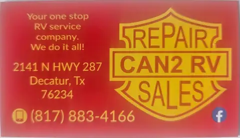 Can2 rv sales and repair in Decatur, TX