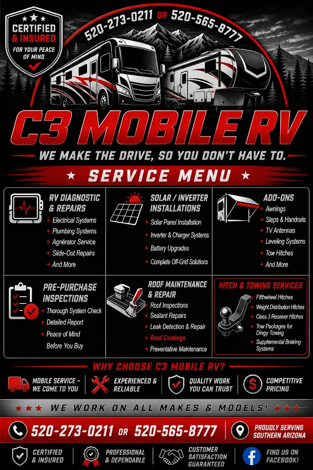 C3 Mobile RV, RV repair in Vail