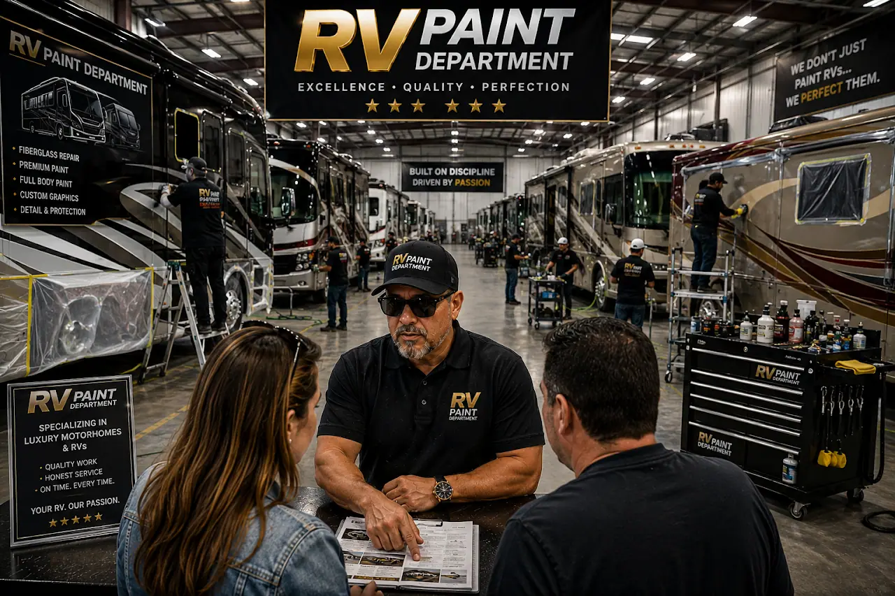 RV PAINT DEPARTMENT, RV repair in Agua Dulce