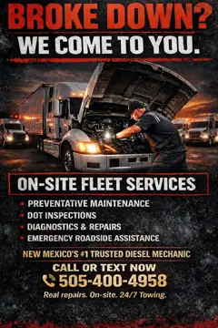 On-Site Diesel Truck & Trailer Repair in Albuquerque, NM