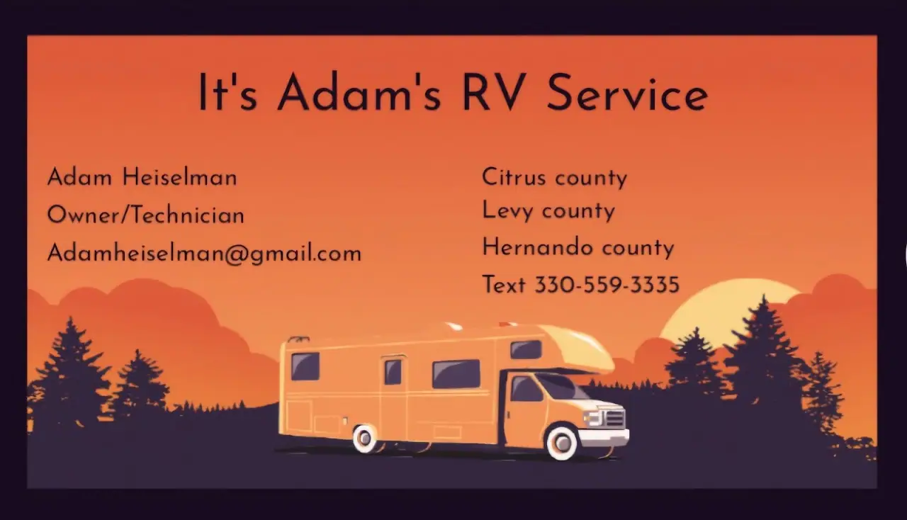 Adam's RV Mobile Service, RV repair in Crystal River