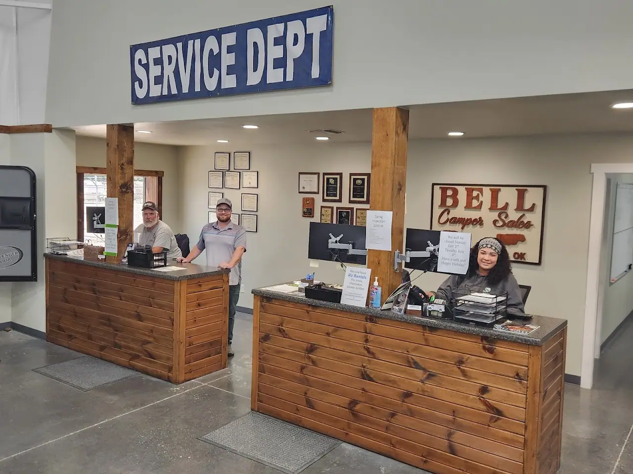 Bell Camper Sales, RV repair in Bartlesville