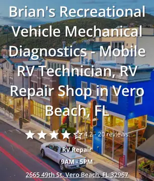 Brian's Recreational Vehicle Mechanical Diagnostics in Vero Beach, FL