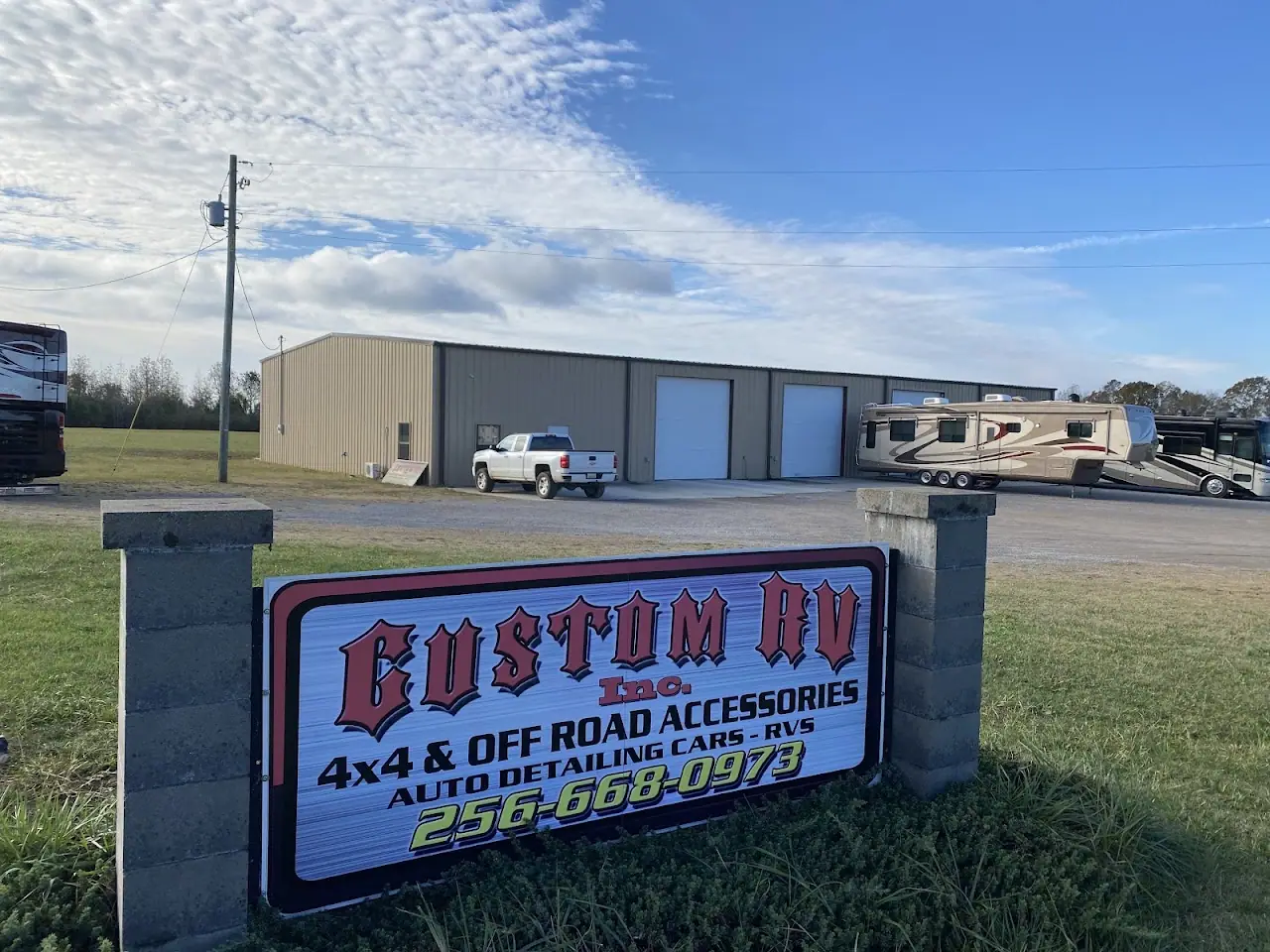 Custom RV, RV repair in Red Bay