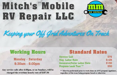 Mitch's Mobile RV Repair in Jacksonville, TX