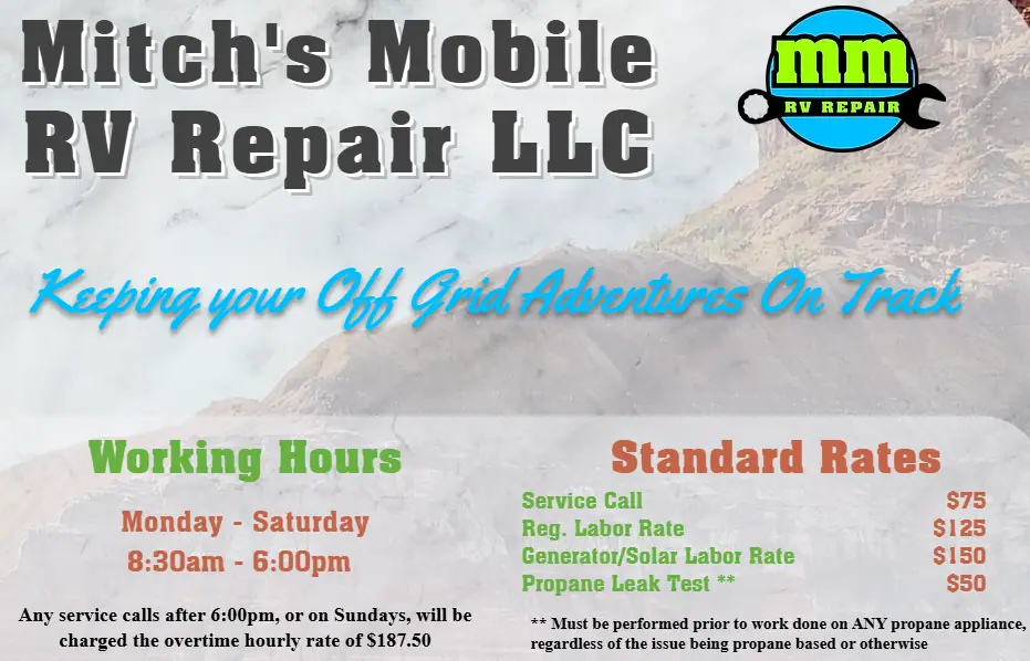 Mitch's Mobile RV Repair, RV repair in Jacksonville
