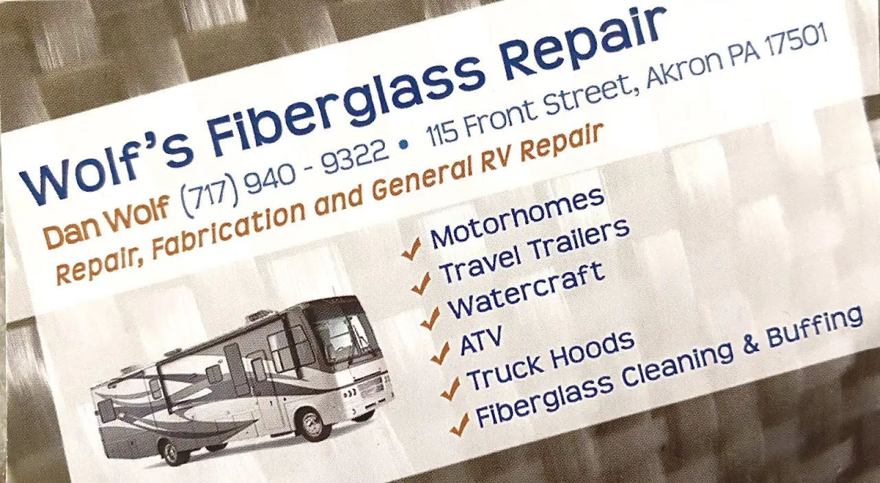 Wolf's Fiberglass, RV repair in Akron